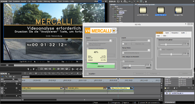 Screenshot Mercalli V4 Plug In for EDIUS