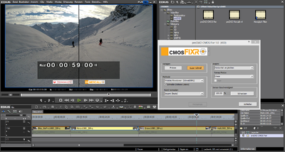Screenshot proDAD CMOS Fixr EDIUS