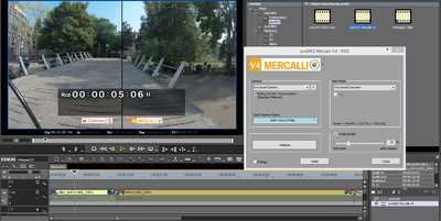 Screenshot Edius Mercalli Rolling Shutter Compensation
