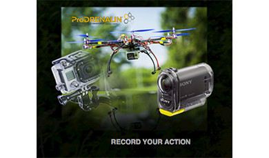 Optimum aerial photography and drone flight videos thanks to ProDRENALIN image stabilisation